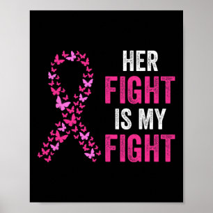 Poster My Fight Breast Cancer Awareness Fami
