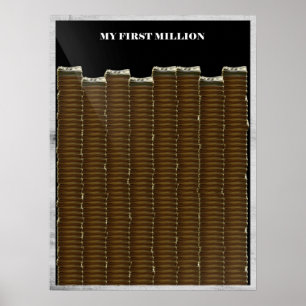 Poster My first million Pablo escobar