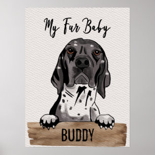 Poster My Fur Baby Abyssinian sable terrier Maman