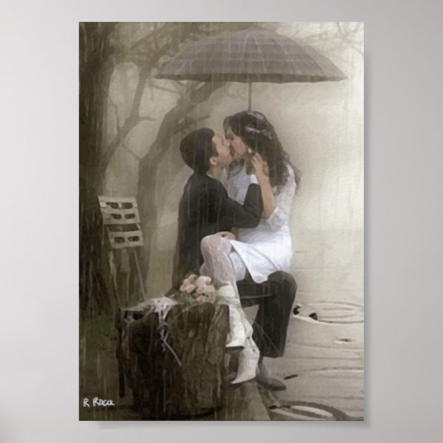 Poster My Love, Mom Amour l´huile Impresiones (Devant)