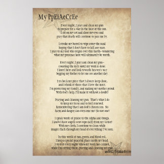 Poster My PpEiAeCcEe ©2012 par Trinka Polite (poster)