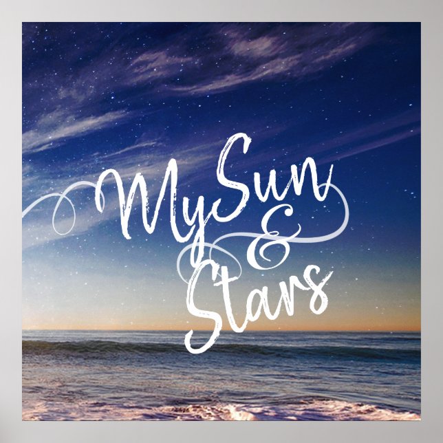 Poster My Sun & Stars (Devant)