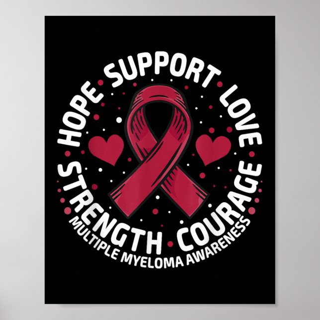 Poster Myélome multiple Soutien Famille Myélome multiple  (Devant)