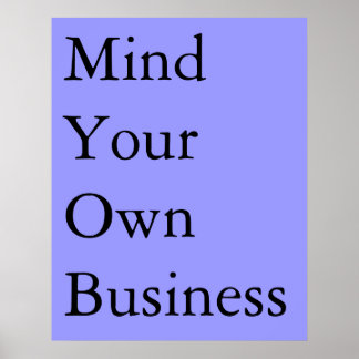 POSTER MYOB