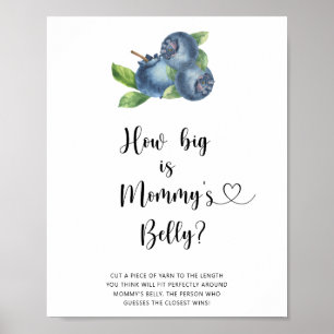 Poster Myrtille - Quel est la taille du ventre de maman j