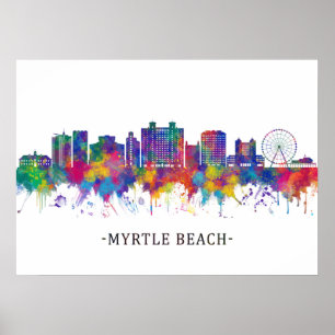 Poster Myrtle Beach Caroline du Sud