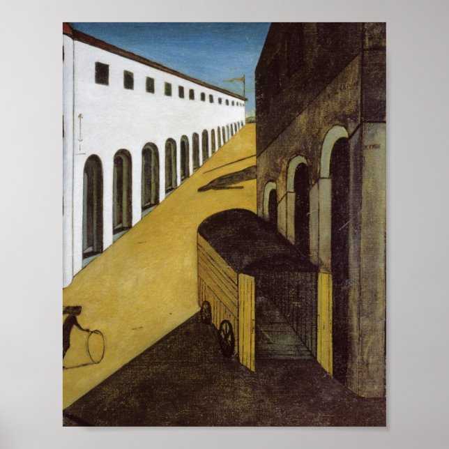 Poster Mystère Et Mélancolie De Giorgio De Chirico (Devant)