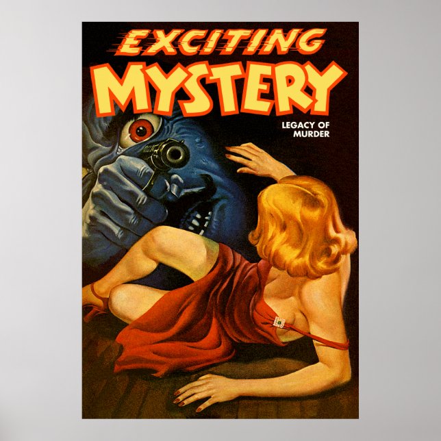 Poster Mystère passionnant (Devant)