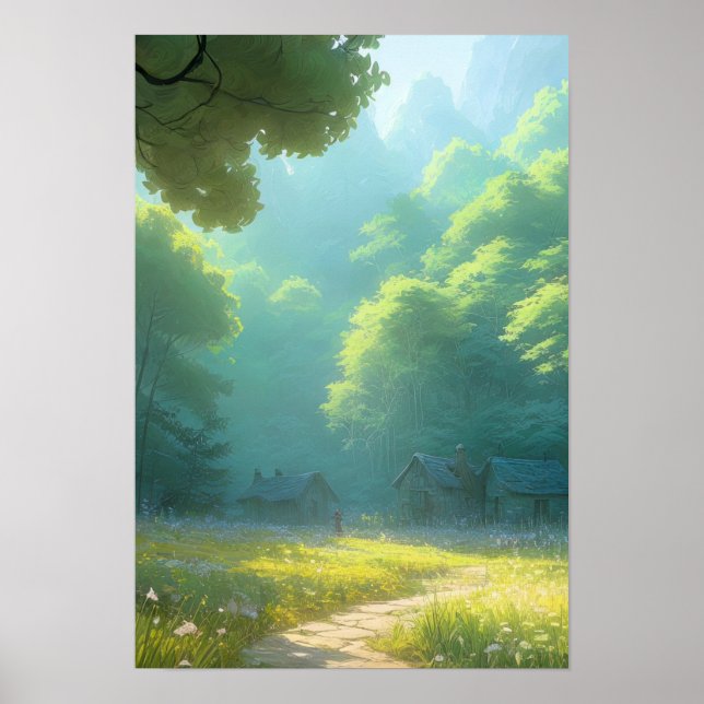 Poster Mystères dans la forêt (Devant)