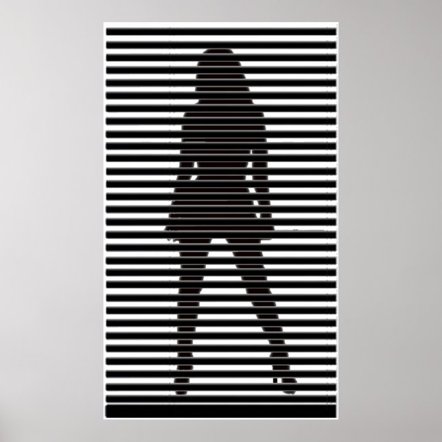 Poster Mysterious Female Sihouette (Devant)