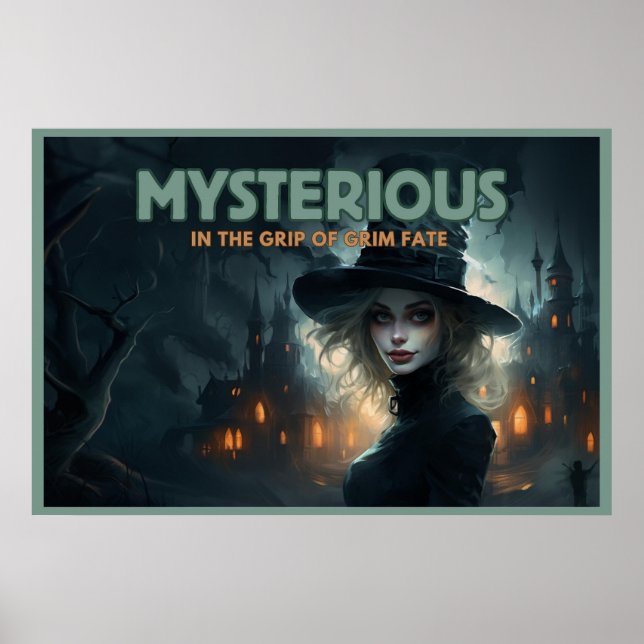 Poster Mysterious In the Grip of Grim Fate (Front)