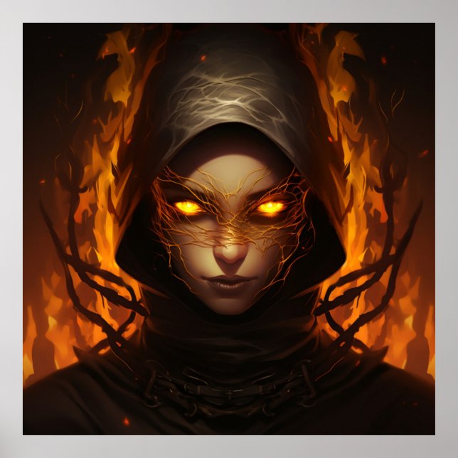 Poster Mysterious woman (Front)