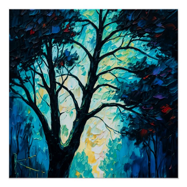 Poster Mystic Forest Tree (Devant)