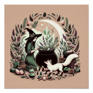 Poster Mystic Herbalist : L'art de la cuisine et de la sa