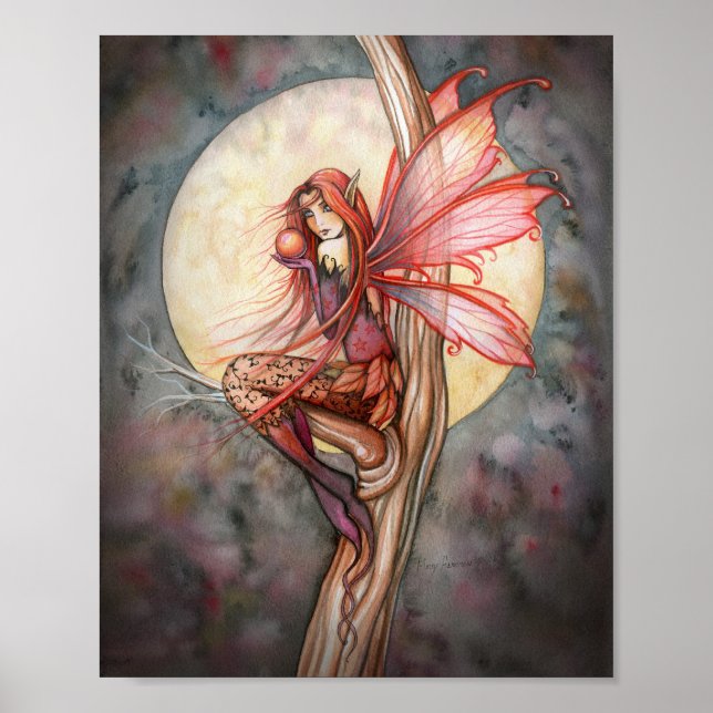 Poster mystique de fées d'automne (Devant)
