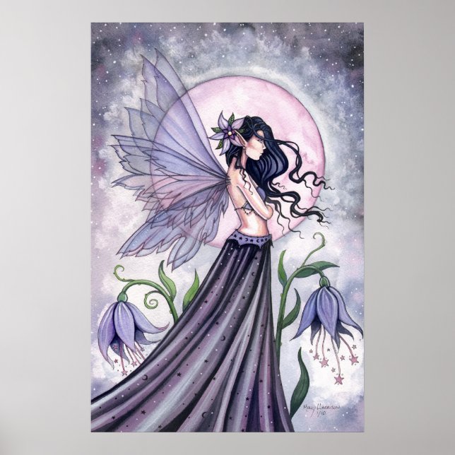 Poster mystique de la fête de nuit par Molly Harri (Devant)