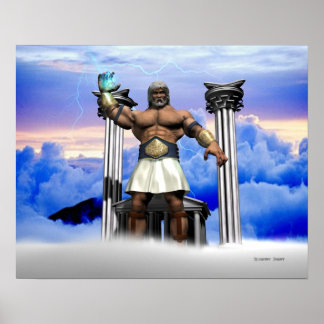 POSTER MYTHE - ZEUS