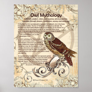 POSTER MYTHOLOGIE OWL