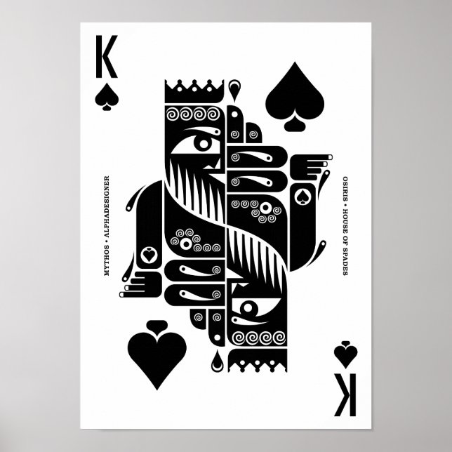 Poster Mythos Osiris roi des pique (Devant)