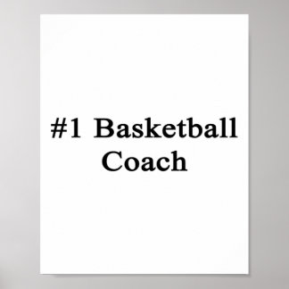 Poster N° 1 entraîneur de basket-ball