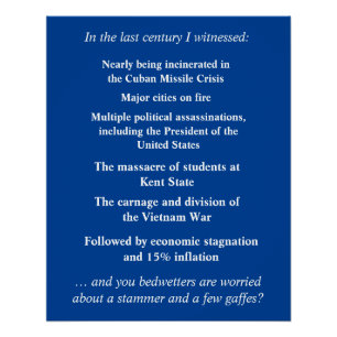 Poster N’ayez pas peur de soutenir Joe Biden