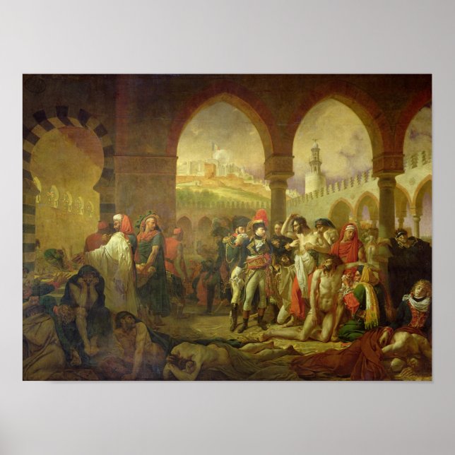 Poster N. Bonaparte visitant la peste frappée de (Devant)
