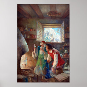 Poster N.C. Wyeth Alchimiste
