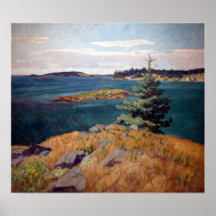 Poster N.C. Wyeth Georges, Penobscot Bay, Maine