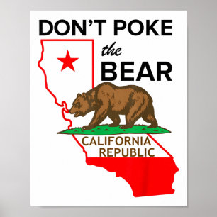 Poster N’hésitez pas à prendre l’Ours California Republic
