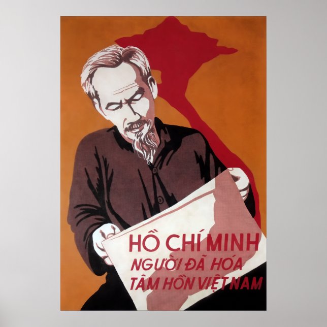 Poster N. VIETNAM - HO CHI MINH - ÂME des VIETNAMIENS (Devant)