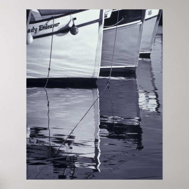 Poster NA, Canada, Nouvelle-Écosse, Digby. Bateaux de pêc (Devant)