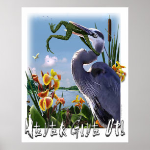 Poster N'abandonnez jamais !