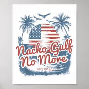 Poster Nacho Golfe Plus Trump Été 90s Plage _1