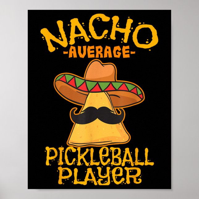 Poster Nacho Joueur moyen de basket-ball mexicain Sport C (Devant)