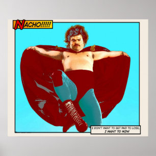 Poster Nacho Libre Je Veux Gagner