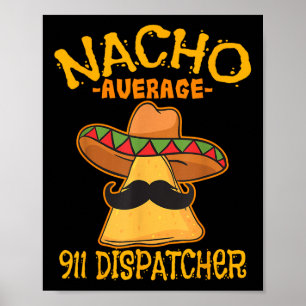 Poster Nacho Moyenne 911 Dispatcher Mexicaine Messenger C