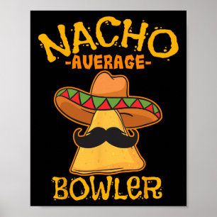 Poster Nacho Moyenne Bowler Mexicaine Cinco De Mayo