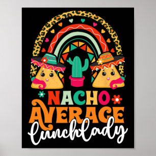 Poster Nacho Moyenne Déjeuner Lady Cinco De Mayo Mexico F