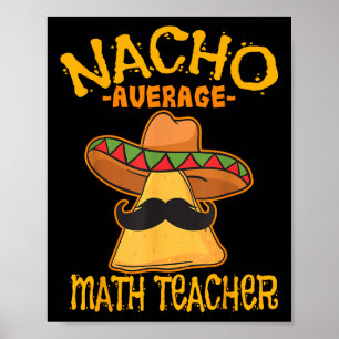 Poster Nacho Moyenne Mathématiques Enseignant Mathématiqu