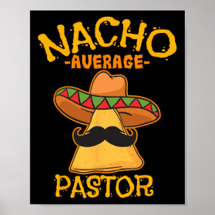 Poster Nacho Moyenne Pasteur Prédicateur Religieux Leader