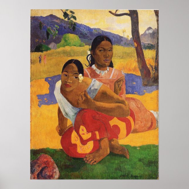 Poster 'Nafea Faa Ipoipo' - Paul Gauguin Imprimer (Devant)