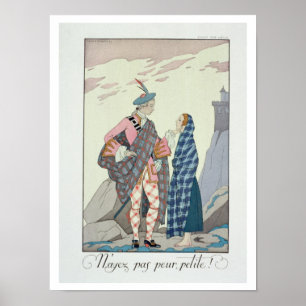 Poster N'aie pas peur, petit ! 1922 (impression pochoir)