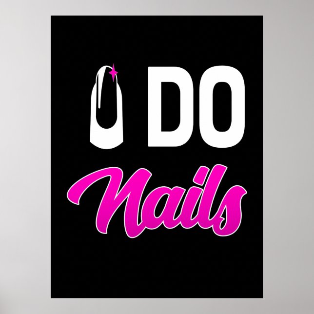 Poster Nail Artiste Do Nails (Devant)