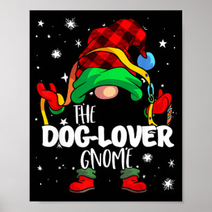 Poster Nain amateur de chien carreaux rouge de Buffalo fa