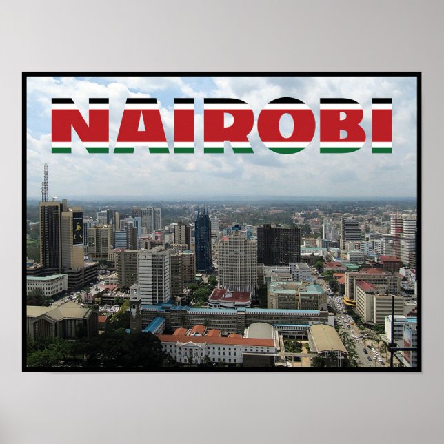Poster Nairobi - Kenya (Devant)
