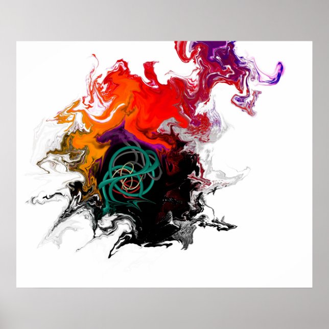 Poster Naissance couleur (Devant)