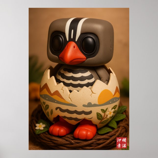 Poster Naissance de Kagu. (Devant)