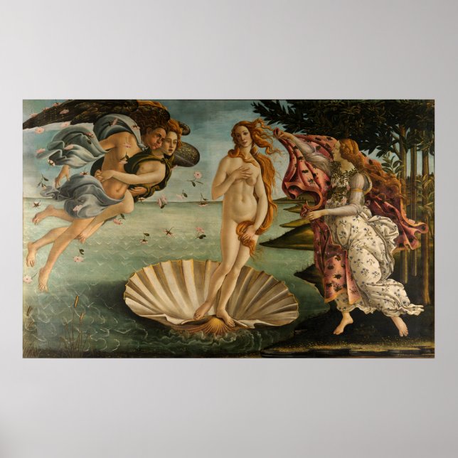 Poster Naissance de Vénus par Botticelli (Devant)