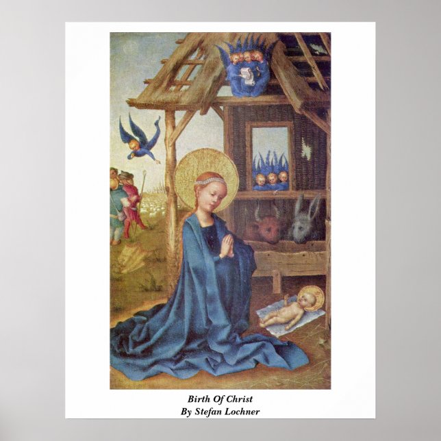 Poster Naissance Du Christ Par Stefan Lochner (Devant)