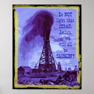 Poster N'allumez pas ce cigare…
